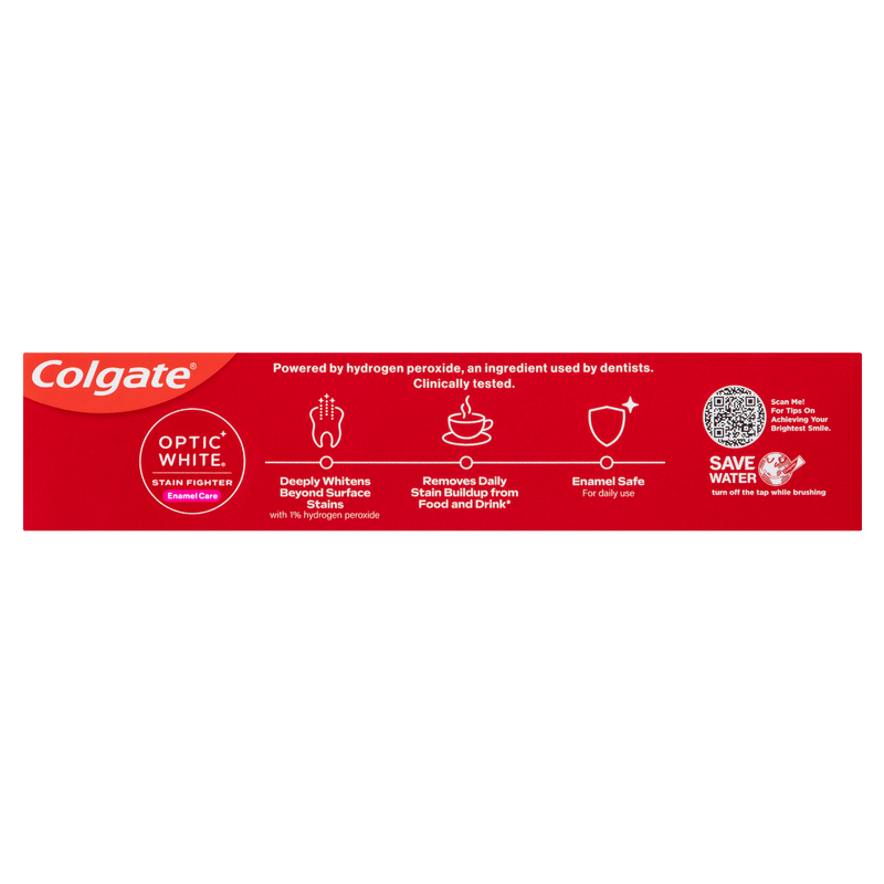 Colgate Optic White Stain Fighter Enamel Care Toothpaste 140g