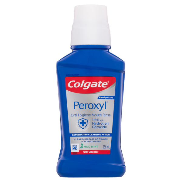 Colgate Peroxyl Oral Cleanser Mint Flavour 236ml