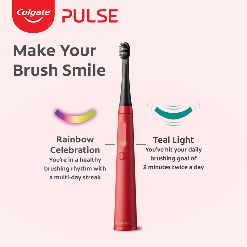 Colgate Pulse Series 1 Connected Whitening Electric Toothbrush