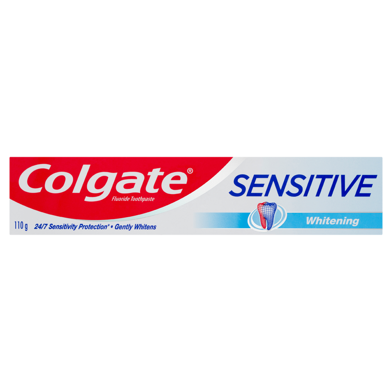Colgate Sensitive Whitening Toothpaste, 110g, For Sensitive Teeth Pain Relief