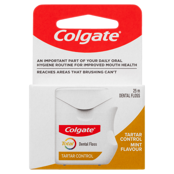 Colgate Total Tartar Control Dental Floss 25m