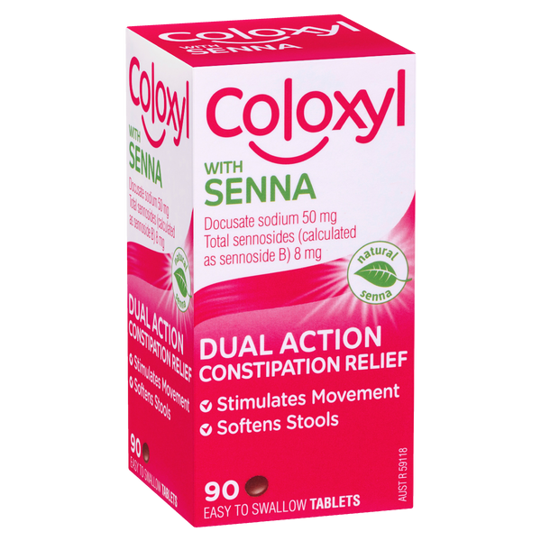 Coloxyl with Senna 90 tablets