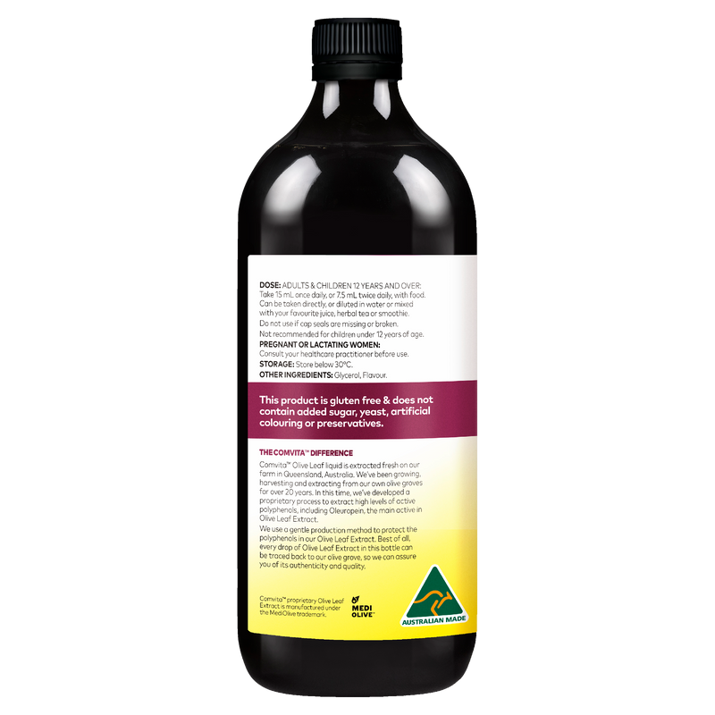 Comvita Fresh-Picked™ Olive Leaf Extract - Mixed Berry Flavoured 1L