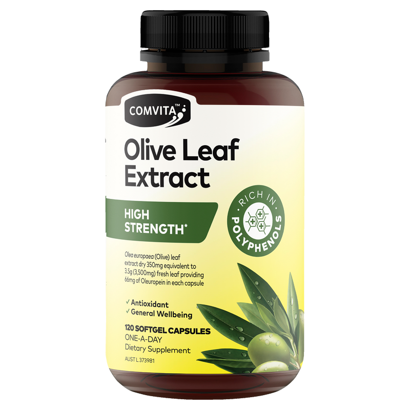 Comvita Fresh-Picked™ Olive Leaf Extract High Strength Capsules 120 softgels