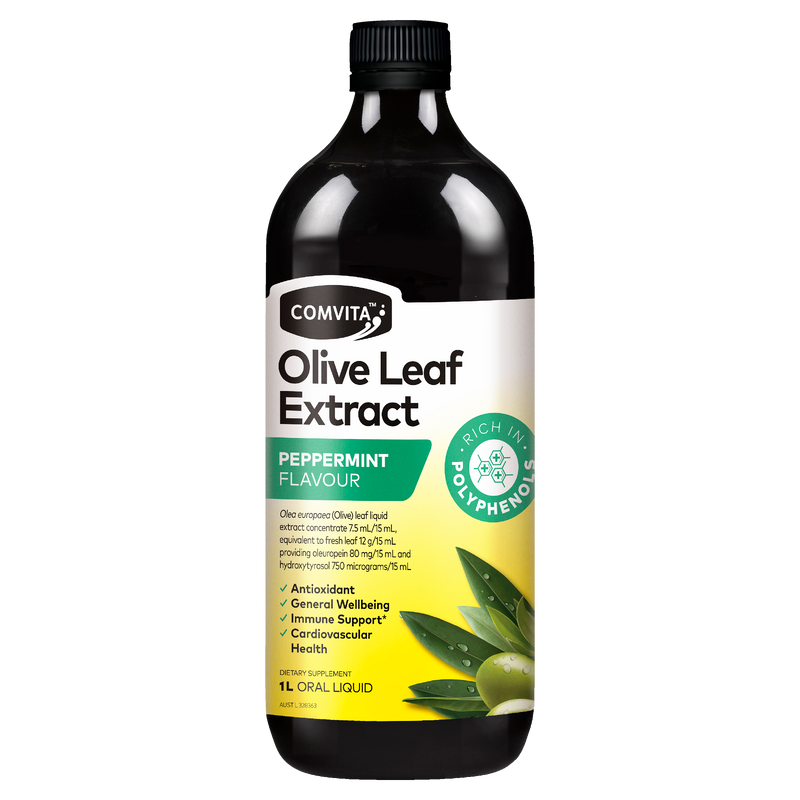 Comvita Fresh-Picked™ Olive Leaf Extract Peppermint Flavour 1L