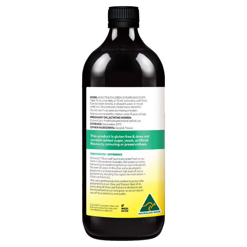 Comvita Fresh-Picked™ Olive Leaf Extract Peppermint Flavour 1L