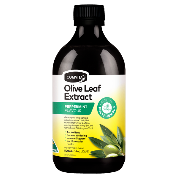 Comvita Fresh-Picked™ Olive Leaf Extract Peppermint Flavour 500mL