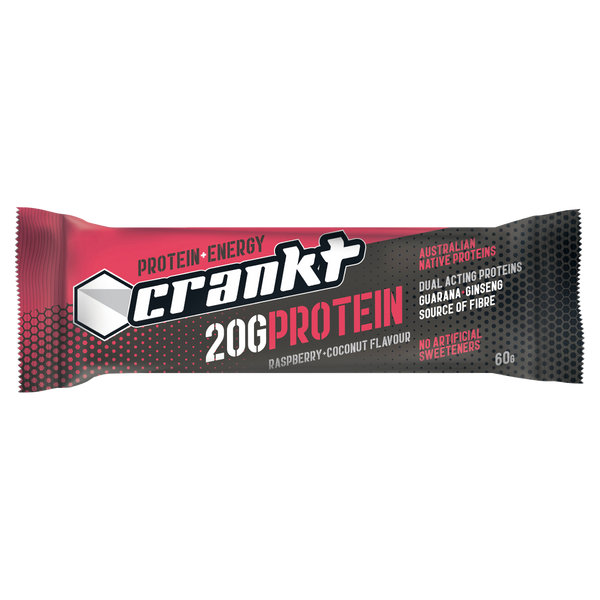 Crankt 20g Protein Raspberry + Coconut 60g