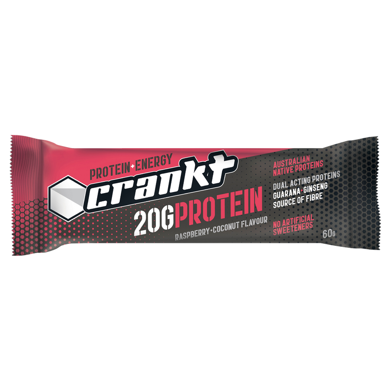 Crankt 20g Protein Raspberry + Coconut 60g