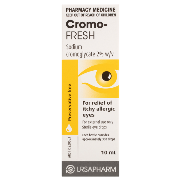 Cromo-Fresh Eye Drops 10ml