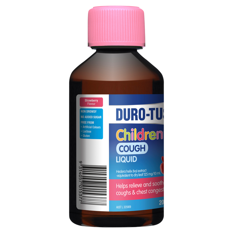 DURO-TUSS Children's Cough Liquid Strawberry 200mL