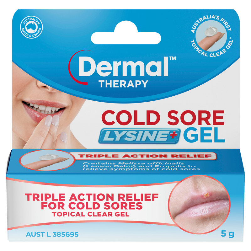 Dermal Therapy Cold Sore Lysine+ Gel