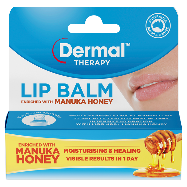Dermal Therapy Lip Balm Enriched with Manuka Honey 10g
