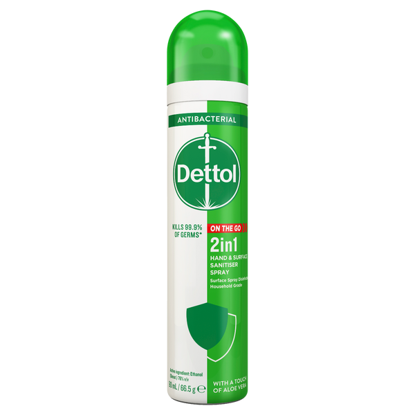Dettol 2in1 Hand and Surface Sanitiser Spray 90ml