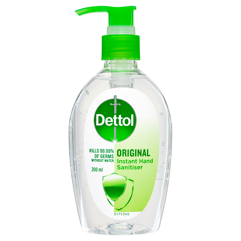 Dettol Healthy Touch Liquid Antibacterial Instant Hand Sanitiser 200ml