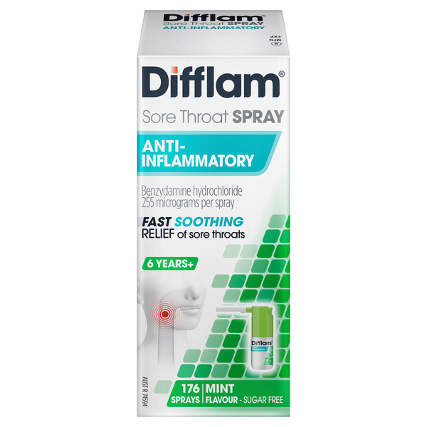 Difflam Sore Throat Spray 176 Sprays 30ml