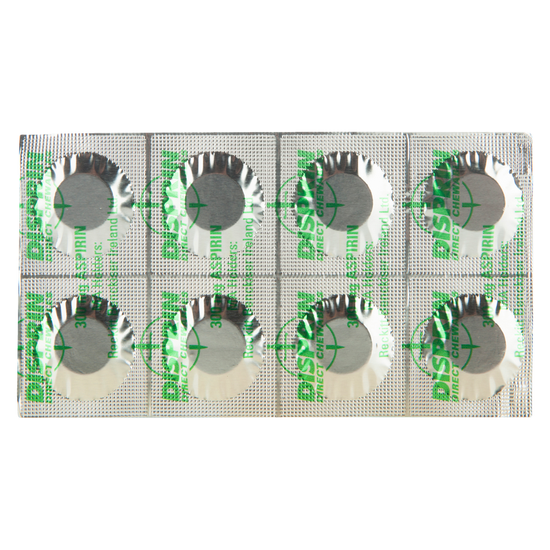 Disprin Direct Chewables Aspirin 300mg 24 Tablets