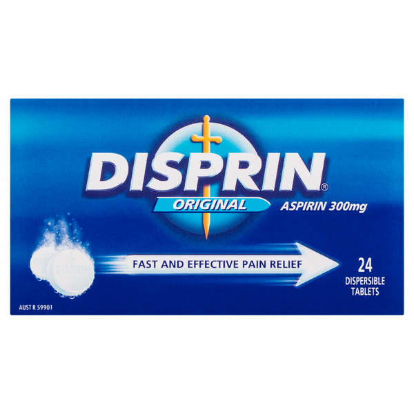 Disprin Original Aspirin 300mg 24 Tablets