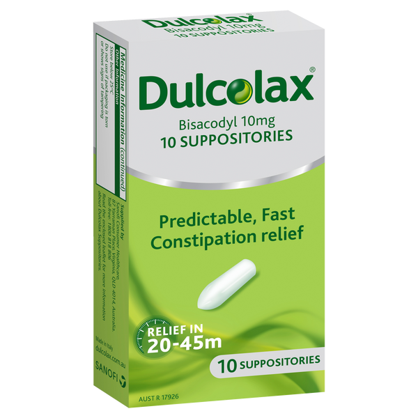 Dulcolax 10 Suppositories
