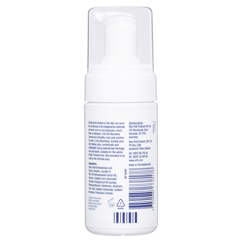 E45 Itch Recovery CoolMousse 100mL