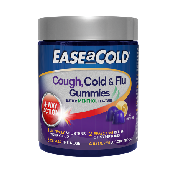 EASEaCOLD Cough Cold & Flu Gummies 40