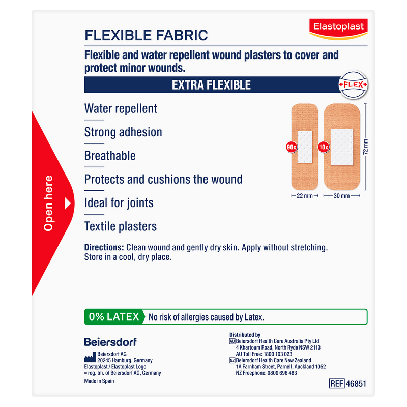 Elastoplast Flexible Fabric 100 Pack