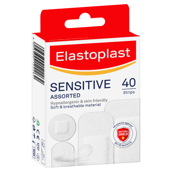Elastoplast Sensitive Assorted 40 Pack