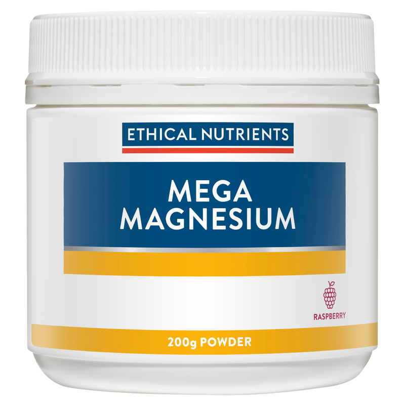 Ethical Nutrients Mega Magnesium 200g Powder Raspberry