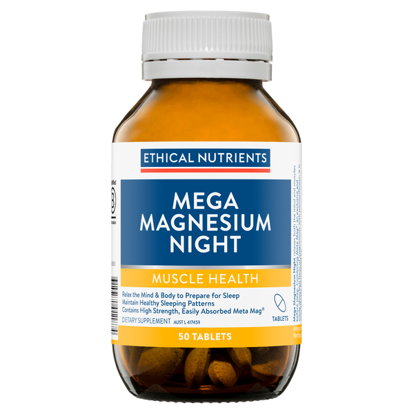 Ethical Nutrients Mega Magnesium Night 50 Tablets