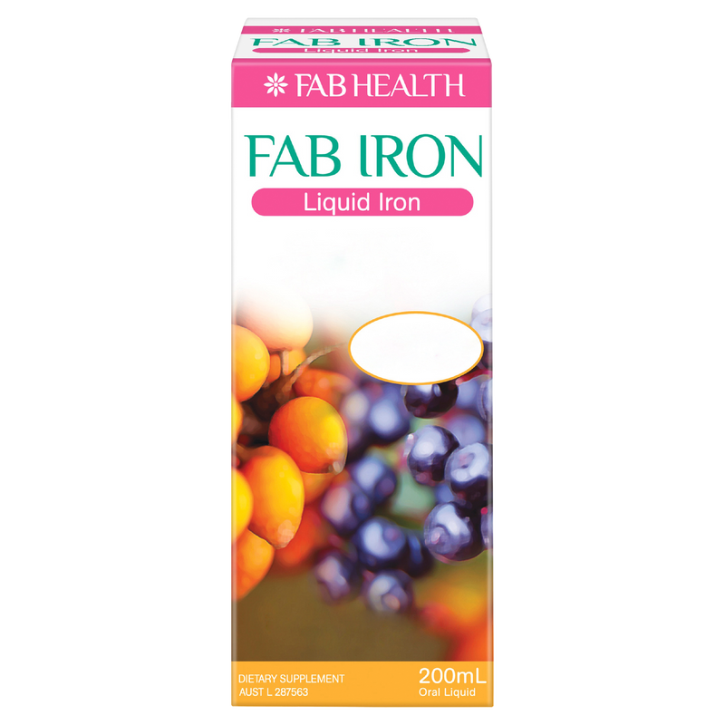 Fab Iron Liquid Iron Oral Liquid 200ml