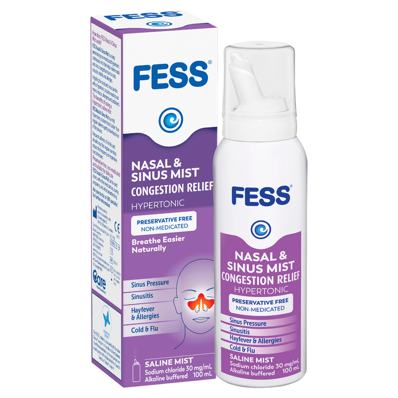 Fess Nasal & Sinus Mist Congestion Relief 100ml