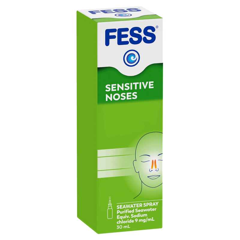 Fess Sensitive Noses Seawater Nasal Saline Spray Spray 30ml
