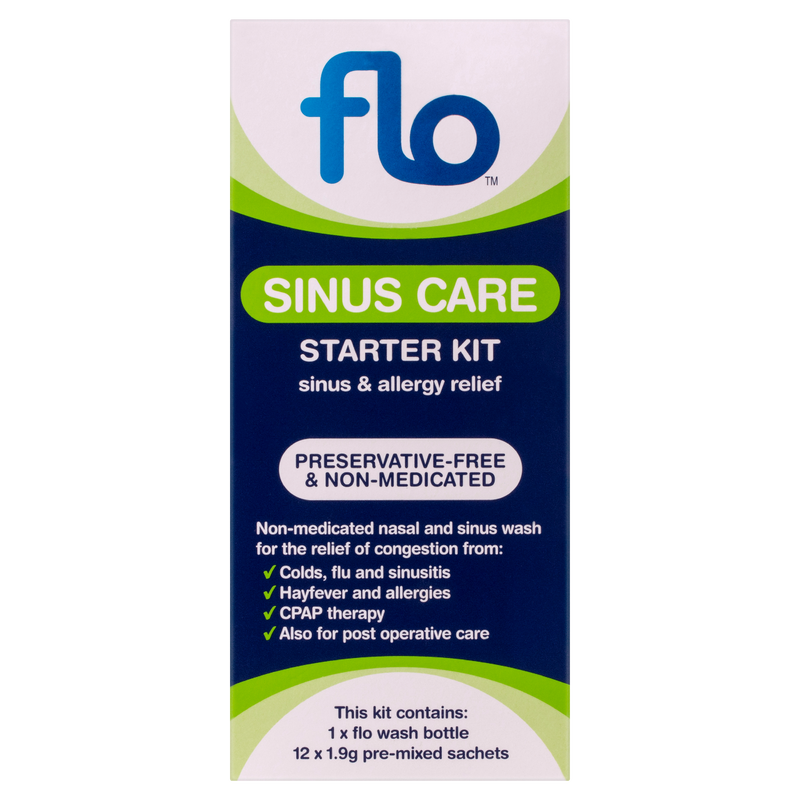 Flo Sinus Care Starter Kit 12 Sachets