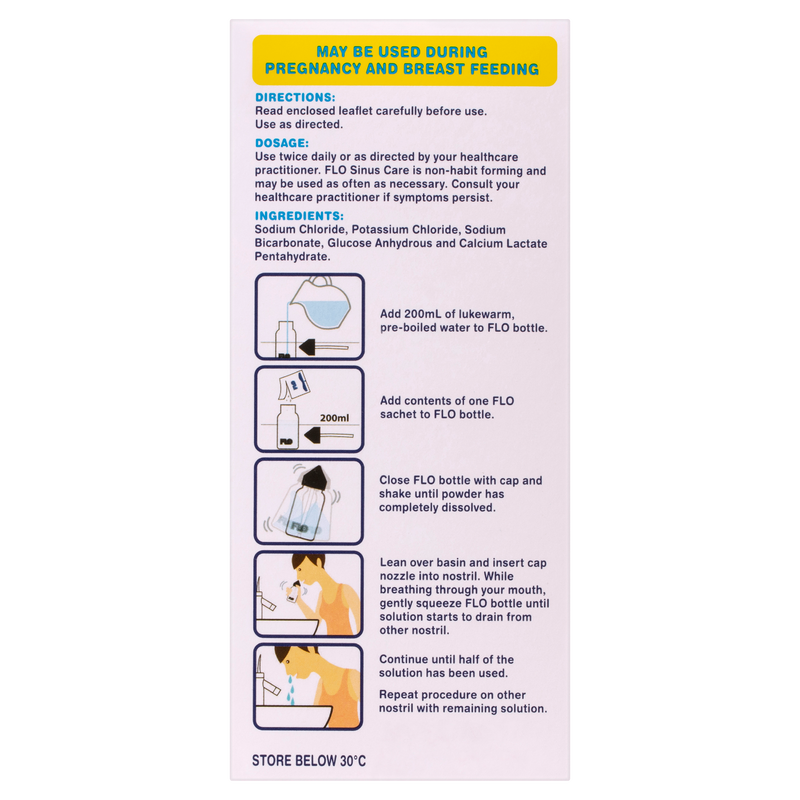 Flo Sinus Care Starter Kit 12 Sachets