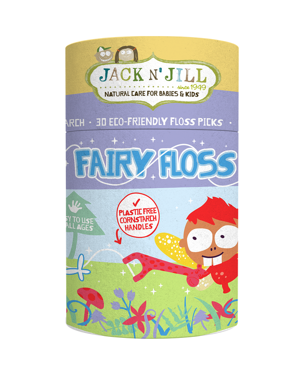 Jack N Jill Floss Picks Fairy Floss 30 Floss Picks