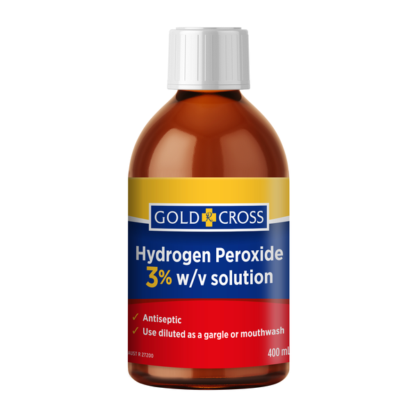 GOLD CROSS HYDROGEN PEROX 3% 400ML