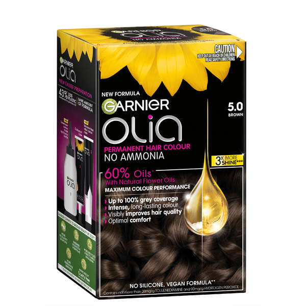 Garnier Olia Deep Black 5.0 Permanent Hair Colour