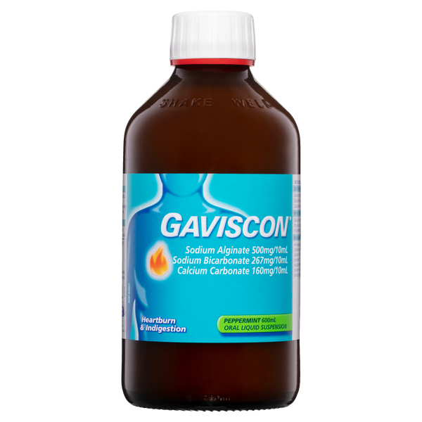 Gaviscon Peppermint Liquid Relief 600ml