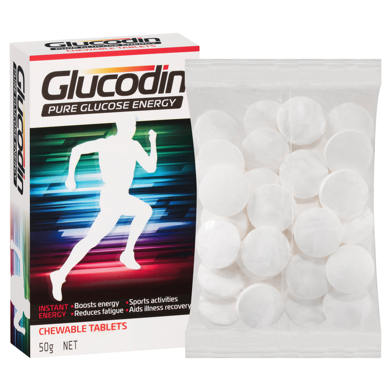 Glucodin Pure Glucose Energy Chewable Tablets 50g