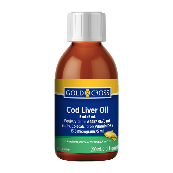 Gold Cross Liver Oil 200ML