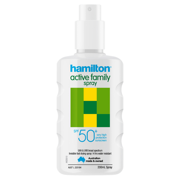 Hamilton Active Family Spray SPF 50+ 200ml