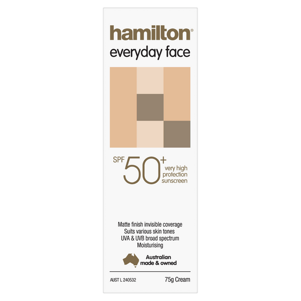 Hamilton Everyday Face SPF 50+ 75g