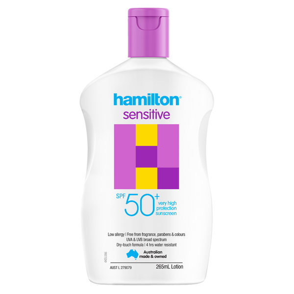 Hamilton Sensitive Lotion SPF 50+ 265ml