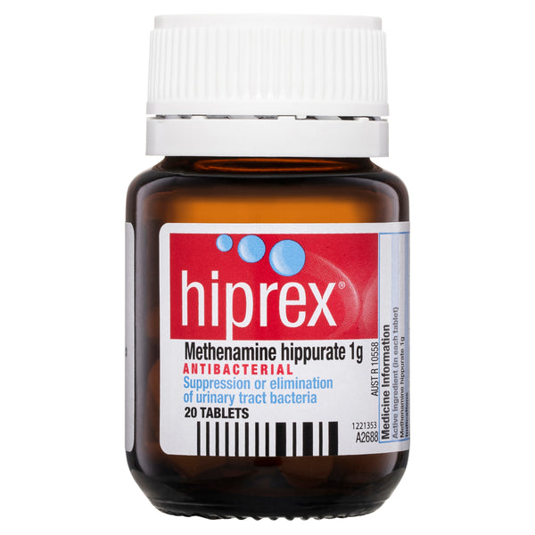 Hiprex Antibacterial 20 Tablets