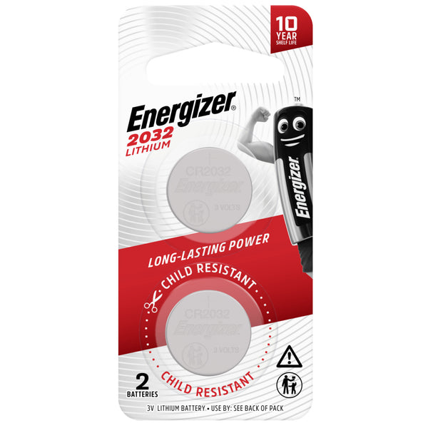 Energizer Lithium Battery CR2032 2 Pack