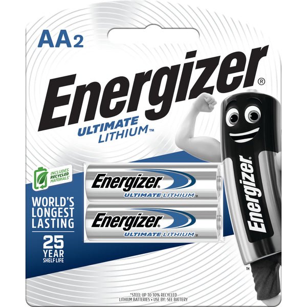 Energizer AA L91-BP2 Lithium Battery P2