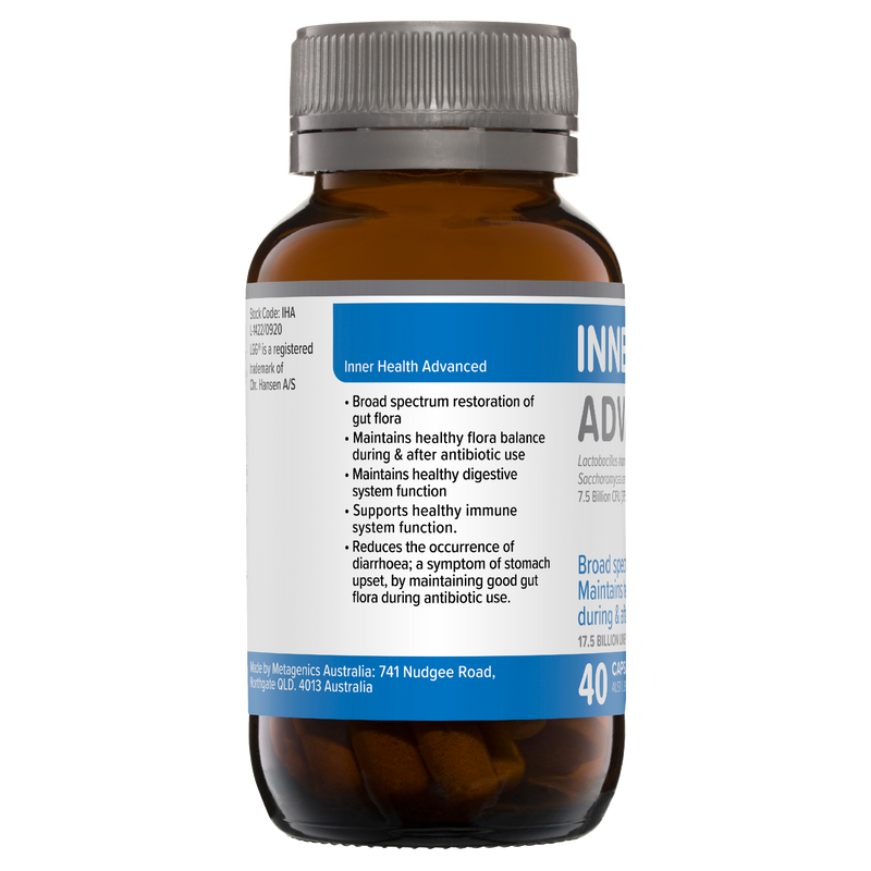 Inner Health Advanced Probiotic 40 Capsules