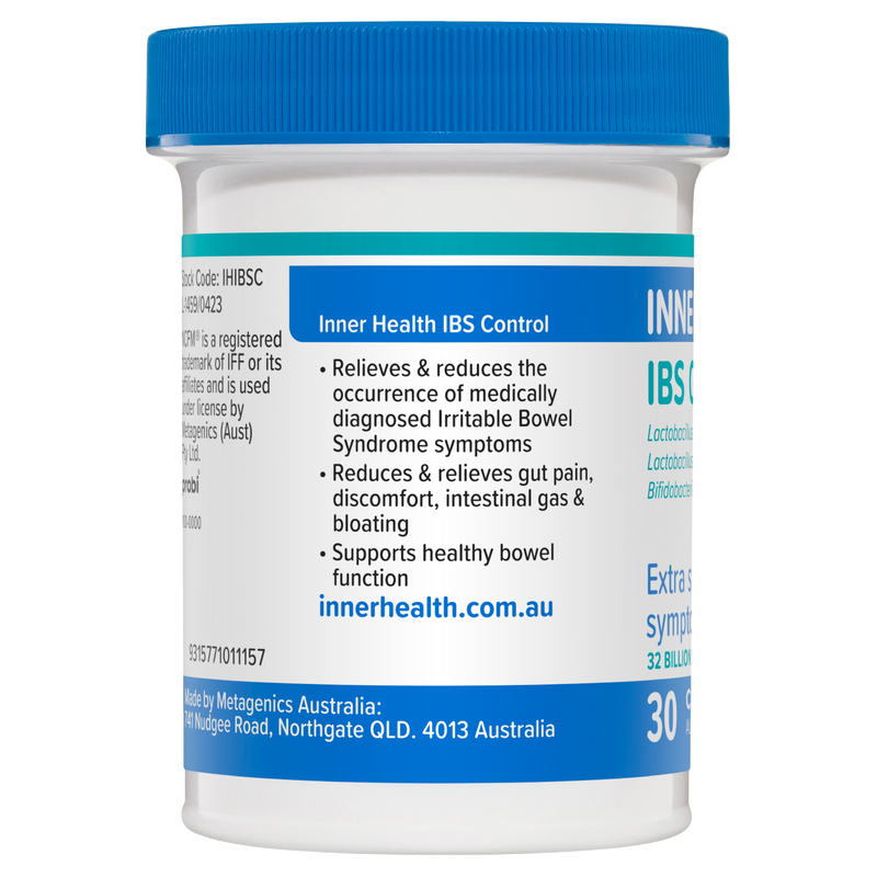 Inner Health IBS Control Probiotic 30 Capsules