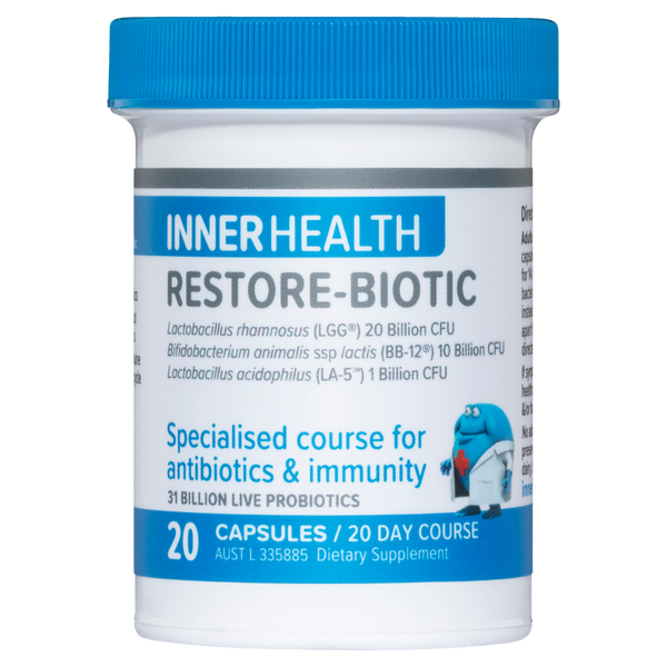 Inner Health Restore-Biotic Probiotic 20 Capsules