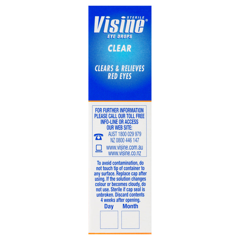 Visine Clear Eye Drops 15ml